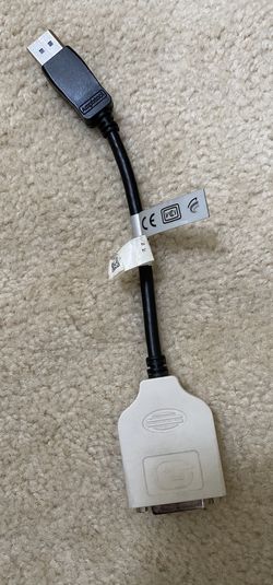 DisplayPort to DVI cable