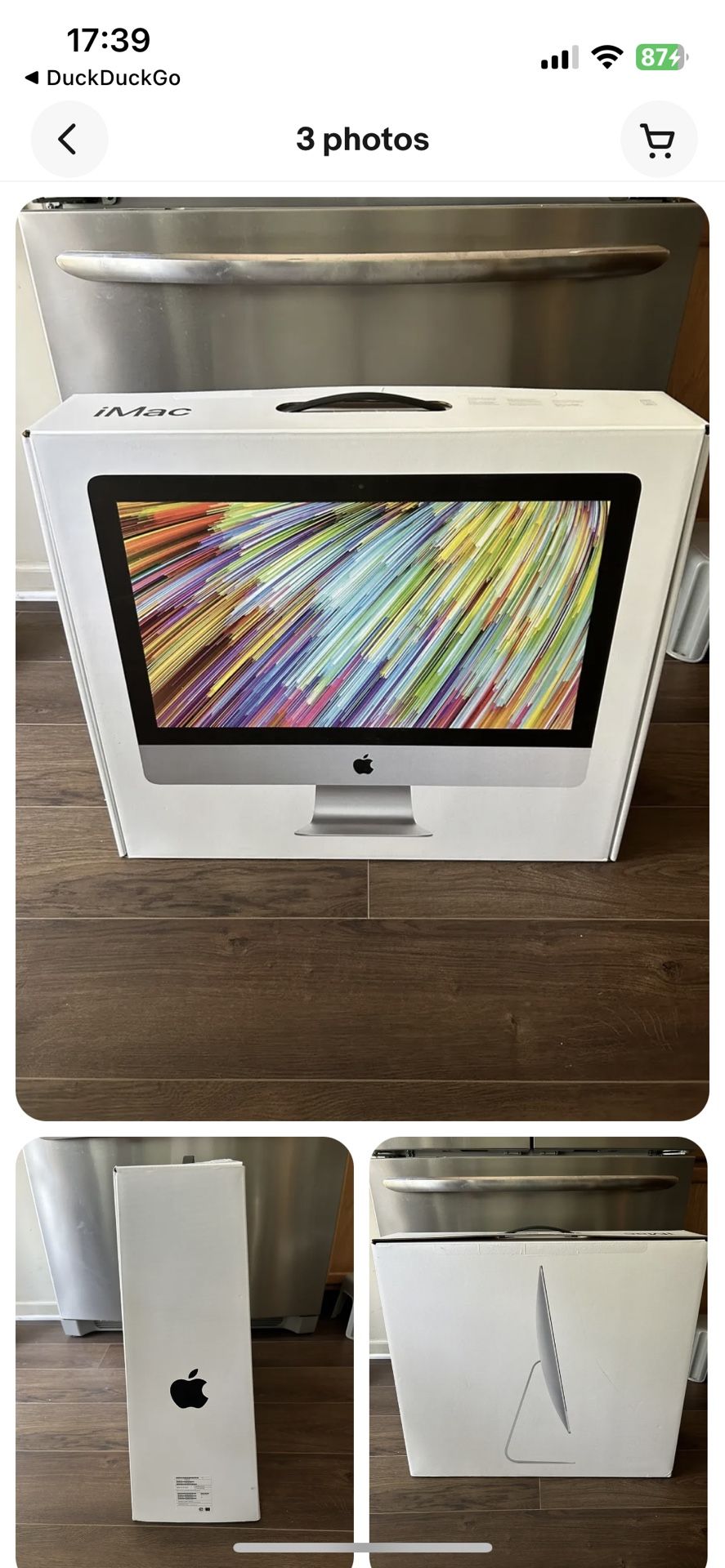 Original Box for iMac 21.5”