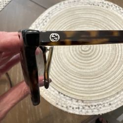 Real Gucci Women Sun Glasses Brown