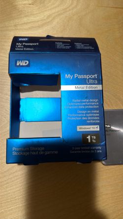 WD 1TB external hard drive