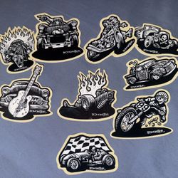 Bomonster Stickers Set Of 9