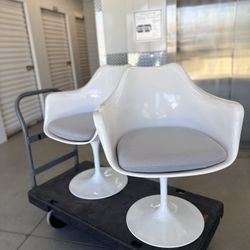 2  TULIP  MCM  CHAIRS