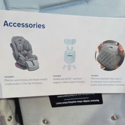 NEW Organic Cotton Inserts for Nuna Exec All In 1 Carseat