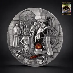 2023 Niue $5 Inquisition Mankind’s Mistakes 2oz Silver #013/300 Box COA