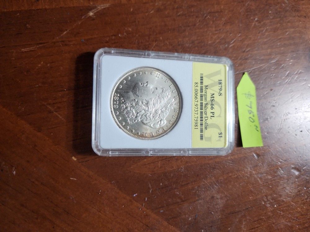 MS66 PL MORGAN SILVER DOLLAR