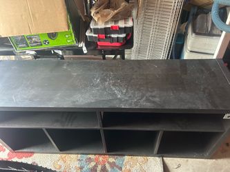 Black wooden Tv stand
