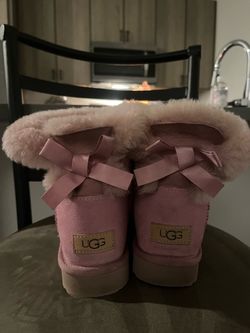 UGG Bailey Bow Mini Boots Pink