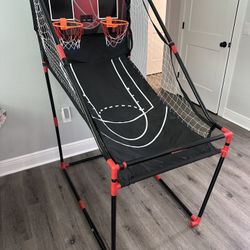 Used 2-Player Indoor Basketball Arcade Game – Includes 2 Balls!
