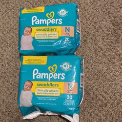Size N Pampers Swaddlers