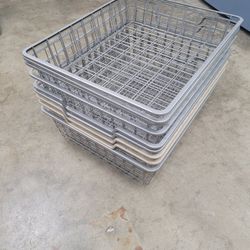 Ikea Wardrobe Wire Mesh Closet Baskets 