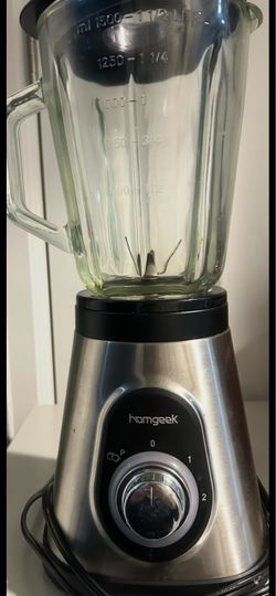 Homgeek Blender - 48oz Glass Pitcher - Like New - Works Perfectly