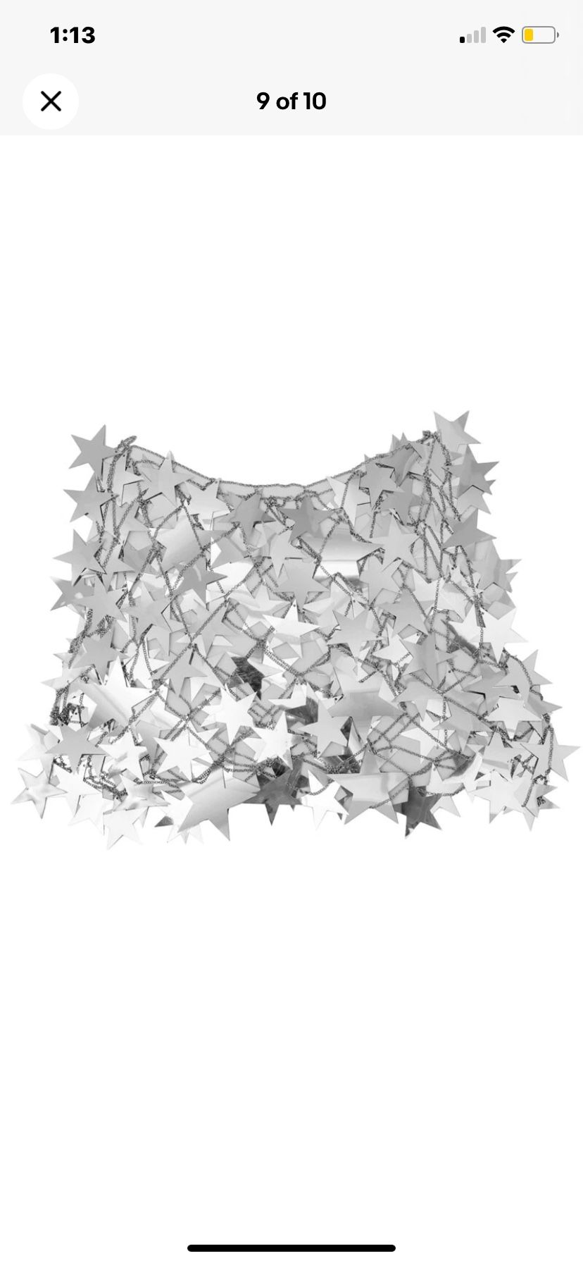 Women Personality Glitter Star Sequin Body Chain Nightclub Bikinis Jewelry Dress