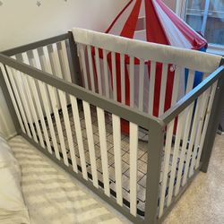 Baby crib & changing table