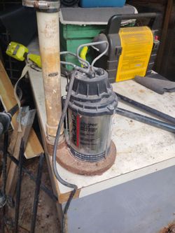 RIDGID Aquapro 1/2 HP Submersible Sump Pump.