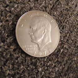 PRICE LOWERED TODAY!!!!!RARITY !!! WEIGHS 22.5 GRAMS ITS A 1973 S PROOF ON A CLAD PLANCHETTE 