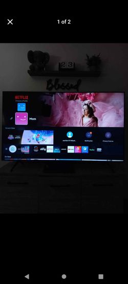 55 in 4k Samsung Smart TV with remote