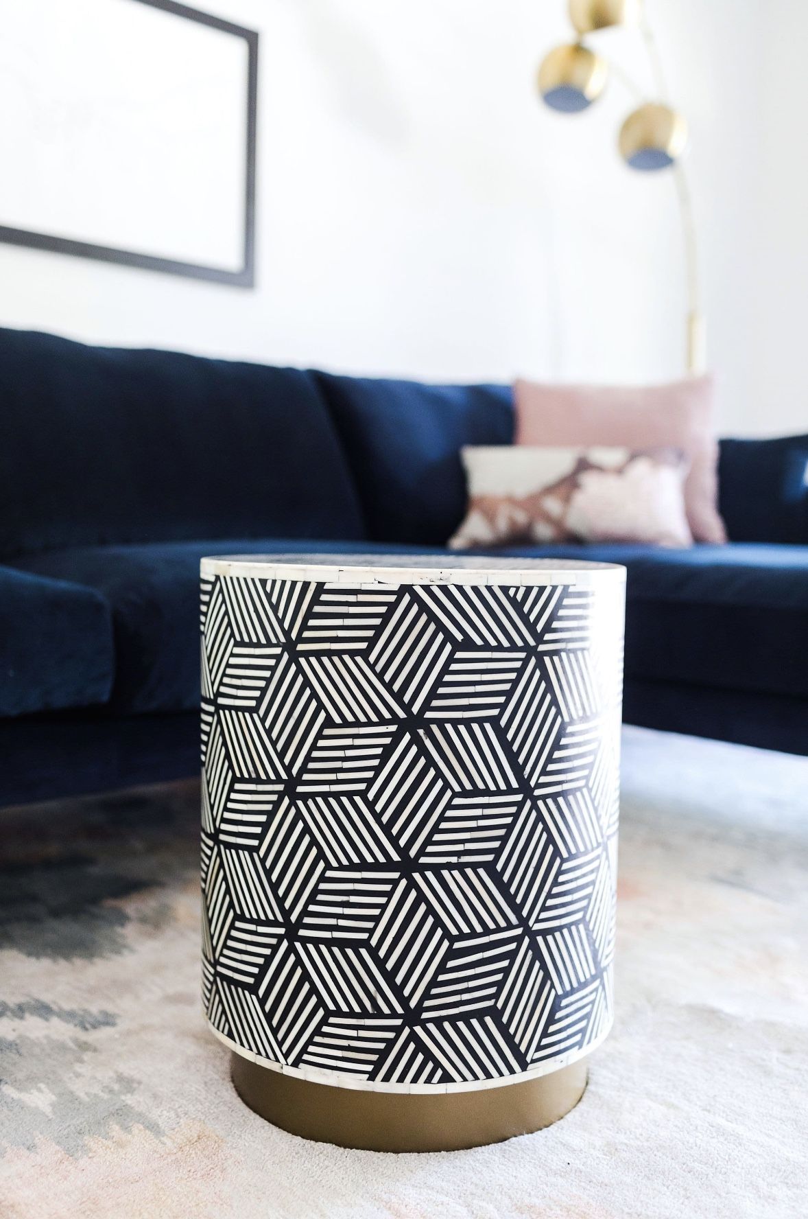 Bohemian End Table - Unique Piece