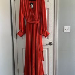 Womens Meghan Red Formal Dress