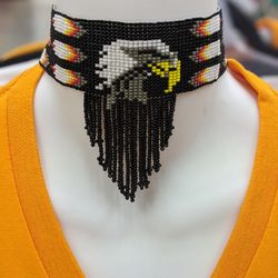 Huichol Eagle Necklace/Choker