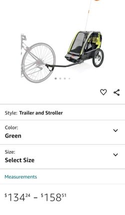 The Allen Sports stroller bike trailer