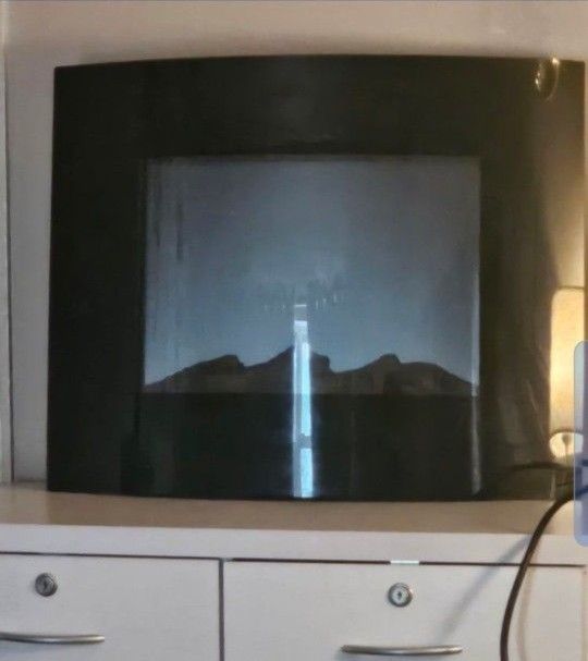 (Must Go Asap) Electric Mounted Fireplace/Heater