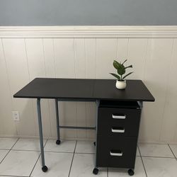 Folding Desk 41.5” Wide By 29.5” Tall & 19.5” Width 