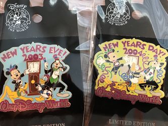 New Years 2003/2004 Disney Pins