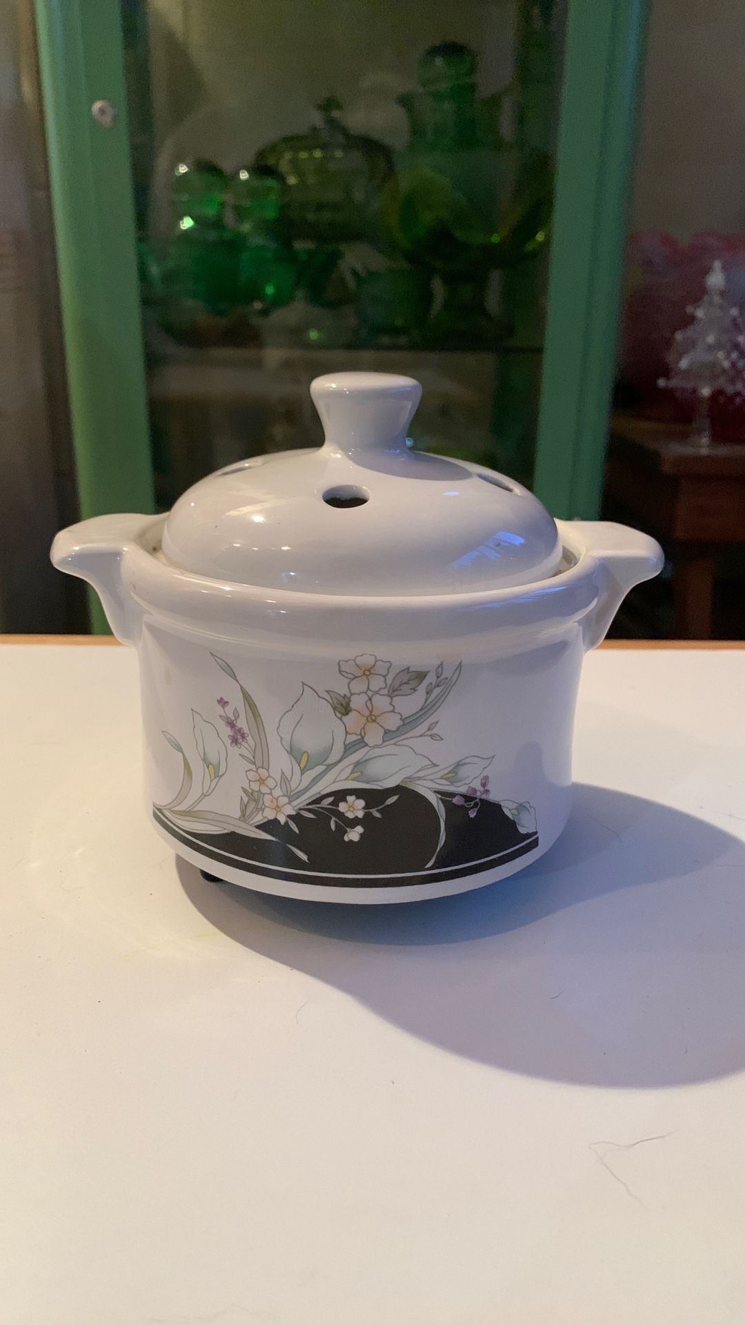 Vintage Floral Design Mini Warmer