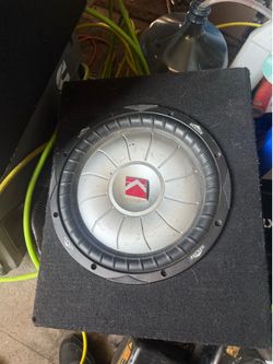 12”” kicker cvt. Sub and amp