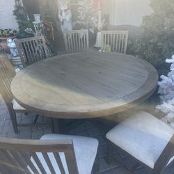 Wood Dining Room Table And Chairs 