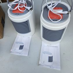 2 portable desktop air conditioner 