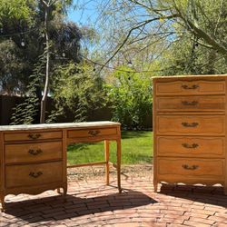 Table And A Dresser, Both Antiques From 1958!