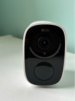 Wireless Indoor/Outdoor Security Camera with Night Vision and LED Spotlight