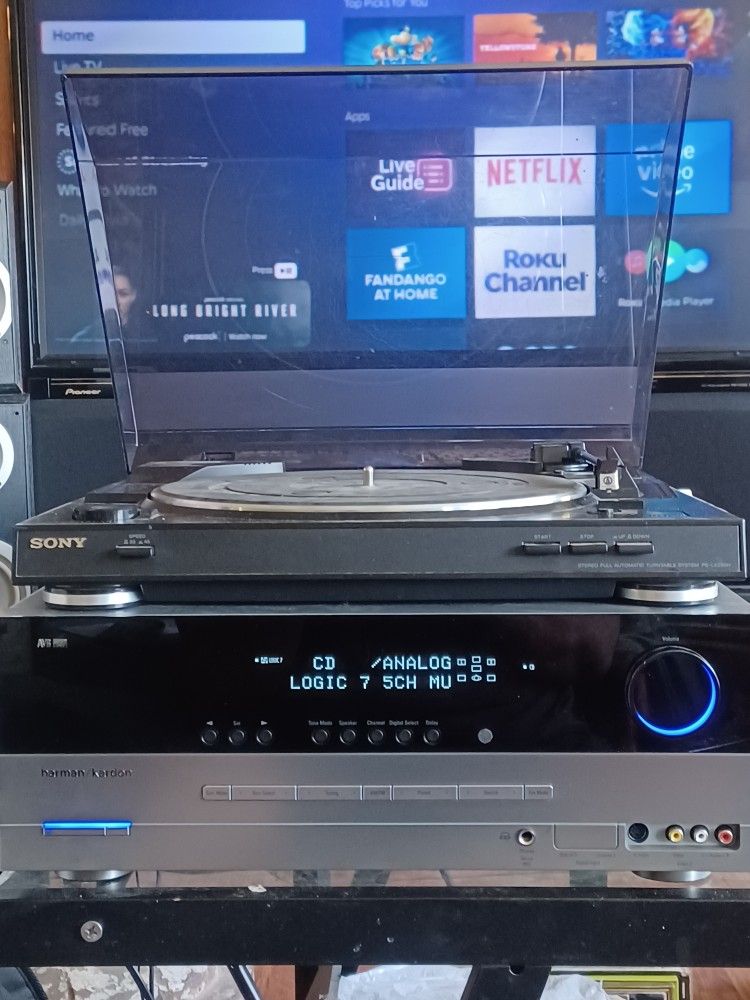 SONY PHONO/HARMAN KARDON AVR-147 5.1 CHANNEL RECEIVER AND KLIPSCH WB14 BOOKSHELF SPEAKERS $600 FINAL PRICE