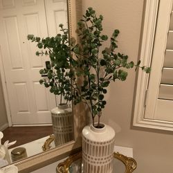Artificial Ferns evergreen eucalyptus stems