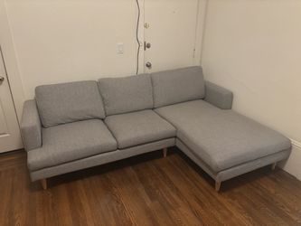 FREE Castlery Tana Chaise Sofa with Pottery Barn Pillows