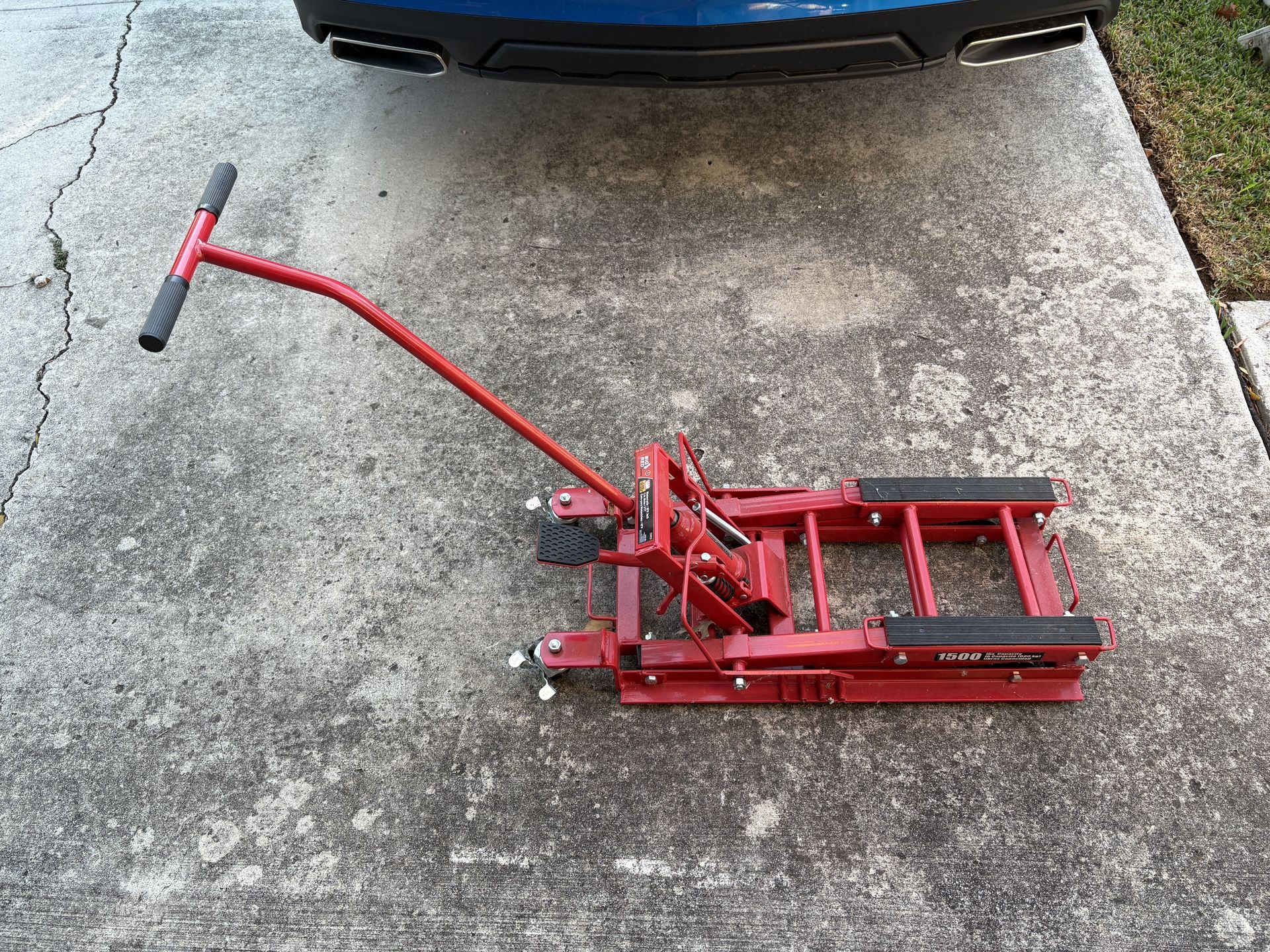 1500lbs Hydraulic Motorcycle Lift