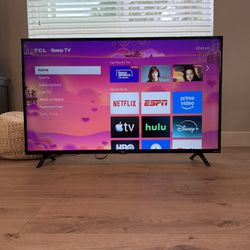 4k 50” Inch TCL Roku Smart TV