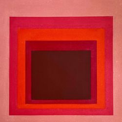 Hard Edge Oil Painting On Canvas