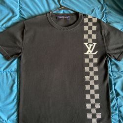 Louis Vuitton Checkered Board Mens T Shirt Size Small