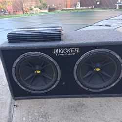 2kiker 12" Sabwufers With BOX