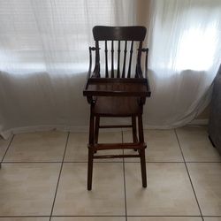 Antique Amish Baby Highchair