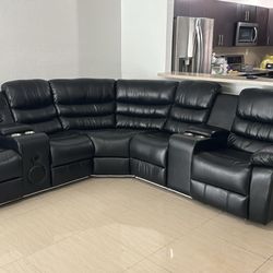 Modern Recliner Sectional 