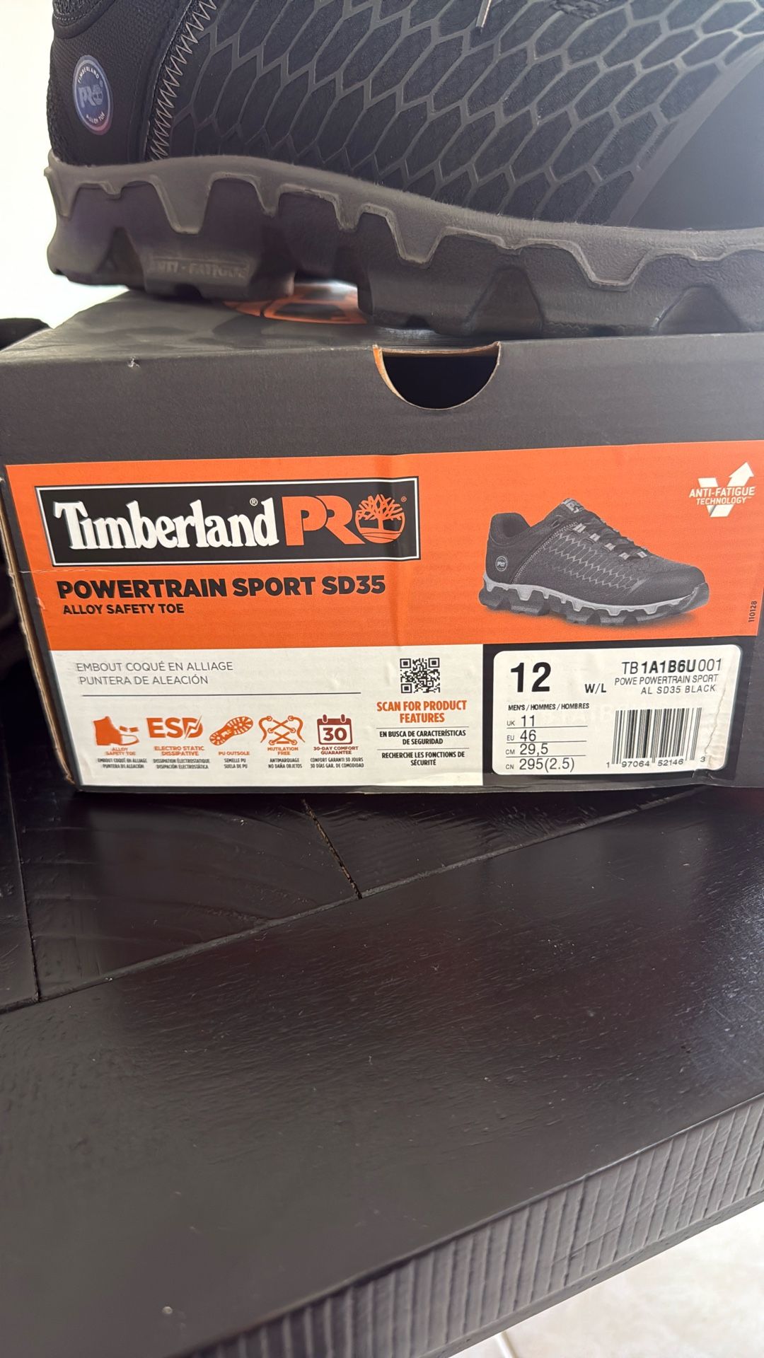 Steel Toe Work Boots Size 12