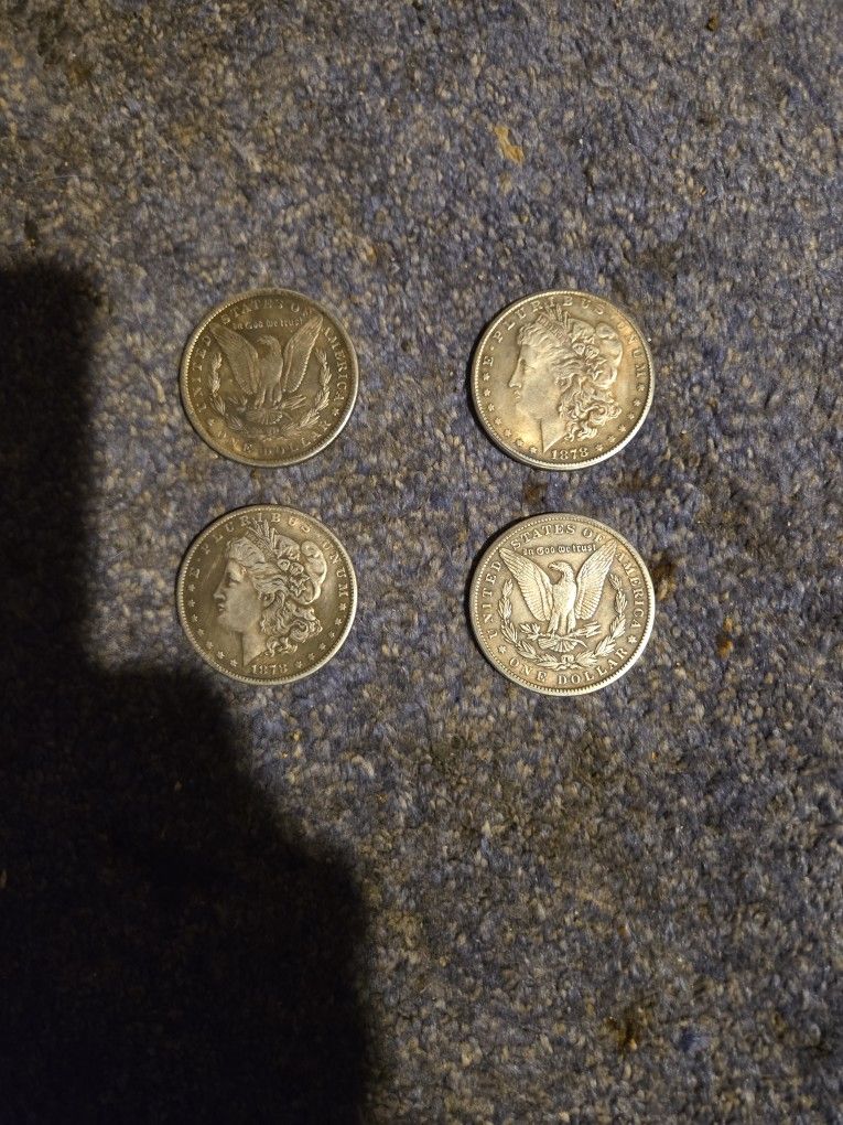 1878 Morgan Silver Dollars. (priced per item)