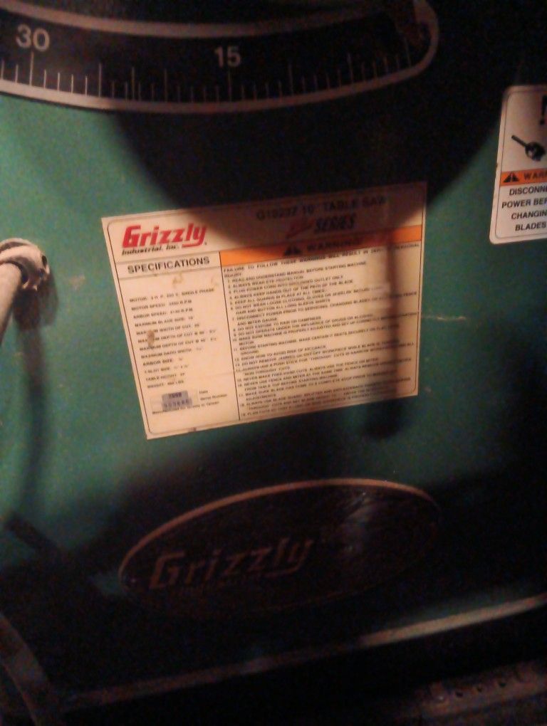 Industrial Table Saw