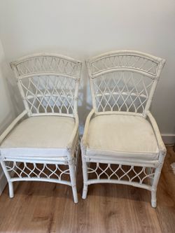 White Wicker Chairs