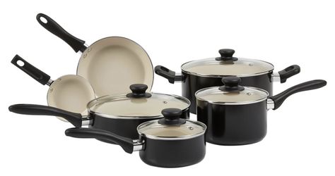 Ceramic Nonstick Pots and Pans 11 Piece Cookware 