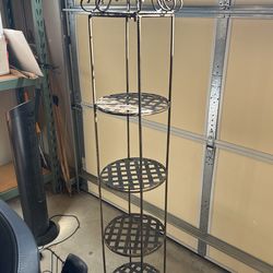 6’ 4 Tier Metal Plant Stand.