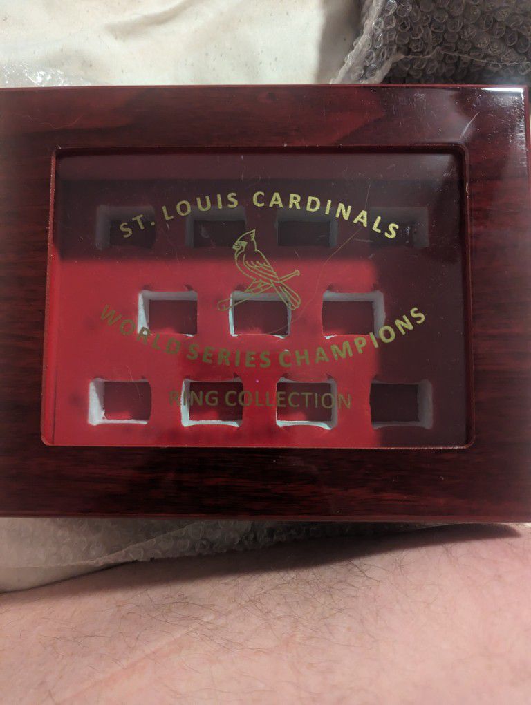 St Louis Cardinals. Champion Ring Box 11 Count